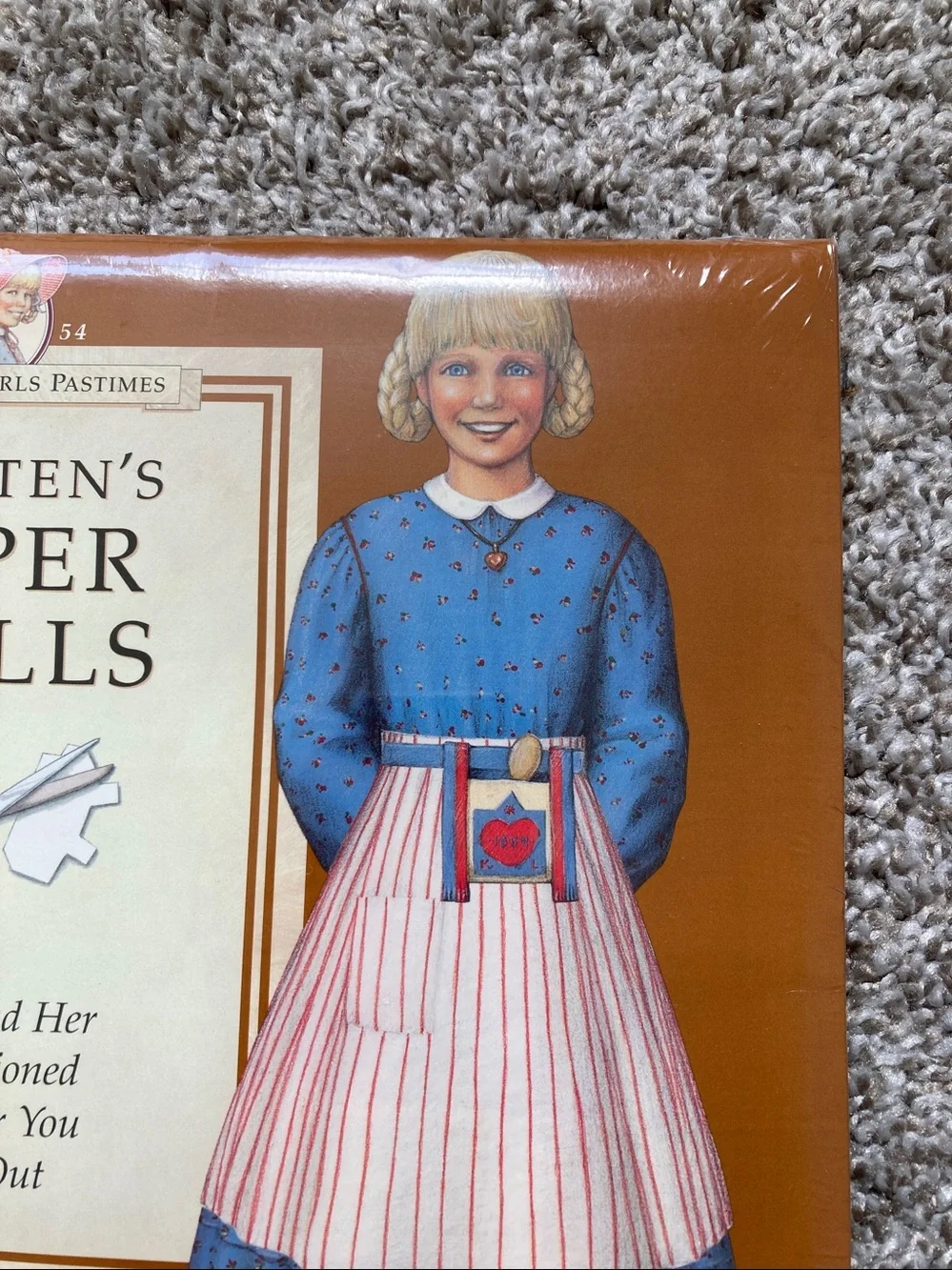 Vintage Kirsten's Paper Dolls American Girl NIP Sealed American Girls Pastimes